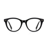 Techsuit Anti-Blue Light Glasses Reflex PC (2231), for Men, Round, TR90&Metal Frame, AC Lens, Negru