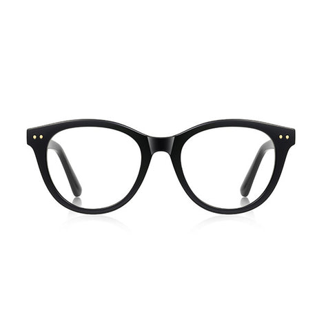 Techsuit Anti-Blue Light Glasses Reflex PC (2231), for Men, Round, TR90&Metal Frame, AC Lens, Negru