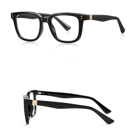 Techsuit Anti-Blue Light Glasses Reflex PC (2225), for Men, Square, TR90&Metal Frame, AC Lens, Negru