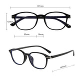 Techsuit Anti-Blue Light Glasses Reflex PC (6635), Unisex, Round, TR90 Frame, AC Lens, Light Brown