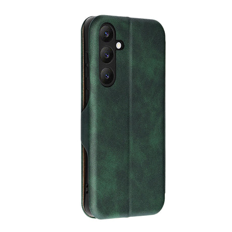 Husa de protectie Techsuit Safe Wallet Plus compatibil cu Samsung Galaxy S25 FE, Verde