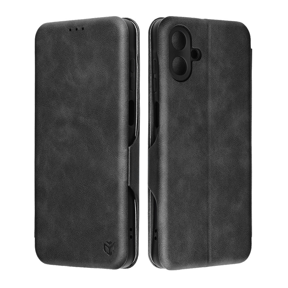 Husa de protectie Techsuit Safe Wallet Plus compatibil cu Samsung Galaxy A07 4G, Negru