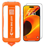 Folie de protectie Torras GlassGo Install Master compatibil cu iPhone 16 Pro / iPhone 17, Negru
