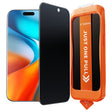 Folie de protectie Torras GlassGo Install Master Privacy compatibil cu iPhone 17 Air, Negru