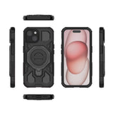Husa de protectie Techsuit Carbon Shield PRO compatibil cu Xiaomi 15T, Negru