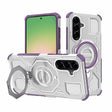 Husa de protectie Techsuit Carbon Shield PRO compatibil cu Samsung Galaxy A56 5G, Mov Transparent