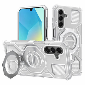TechSuit Husa de protectie Techsuit Carbon Shield PRO compatibil cu Samsung Galaxy A16 4G / A16 5G, Alb Transparent