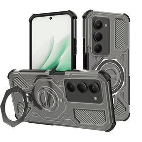Husa de protectie Techsuit Carbon Shield PRO compatibil cu Xiaomi Redmi 15 4G / Redmi 15 5G, Negru Fumuriu