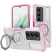Husa de protectie Techsuit Carbon Shield PRO compatibil cu Xiaomi Redmi 15 4G / Redmi 15 5G, Roz Transparent