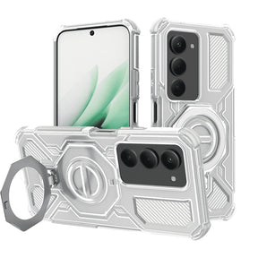 Husa de protectie Techsuit Carbon Shield PRO compatibil cu Xiaomi Redmi 15 4G / Redmi 15 5G, Alb Transparent