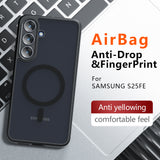 Husa de protectie Techsuit PureFrost MagSafe compatibil cu Samsung Galaxy S25 FE, Negru Mat