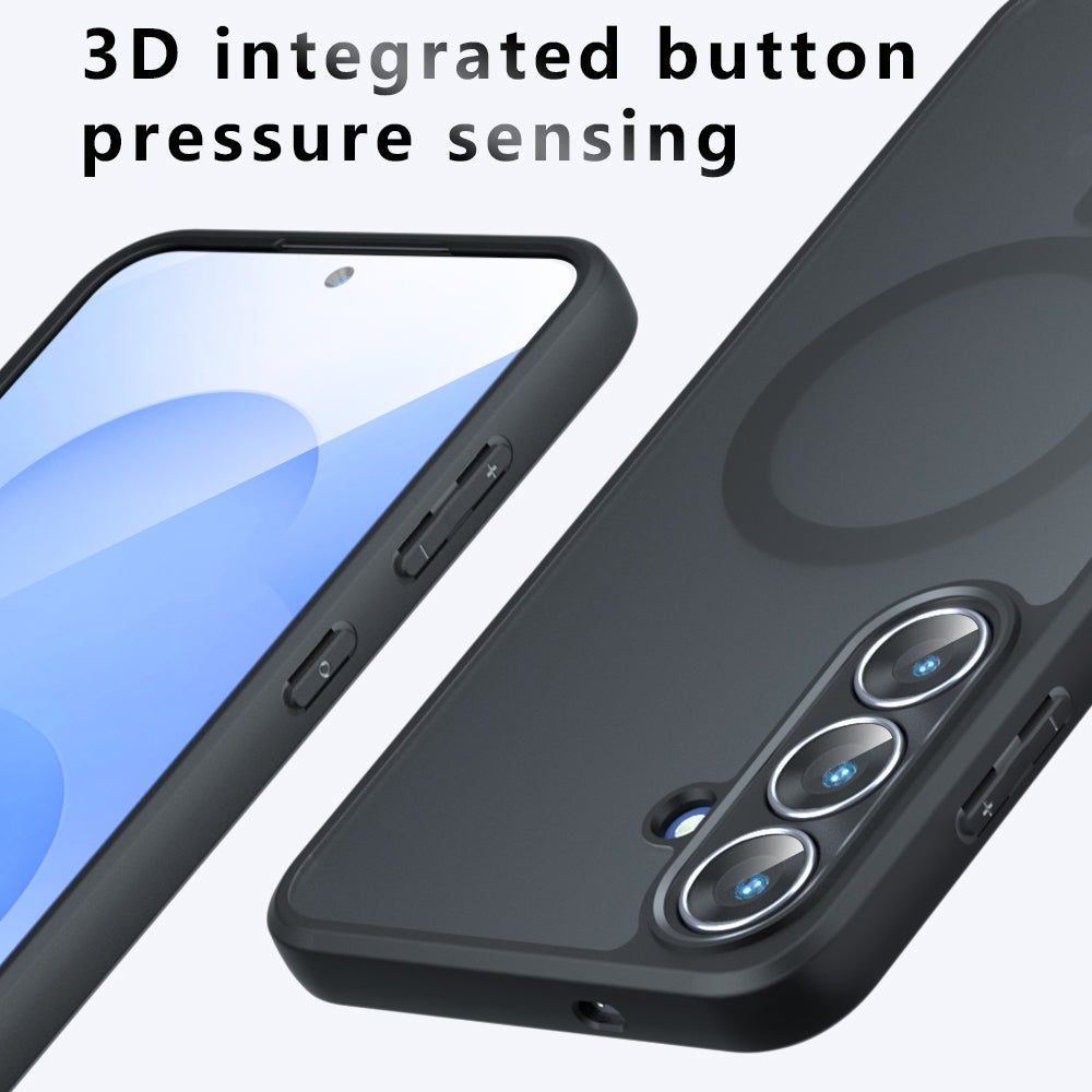 Husa de protectie Techsuit PureFrost MagSafe compatibil cu Samsung Galaxy A07 4G, Negru Mat