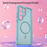 Husa de protectie Techsuit HaloFrost II MagSafe compatibil cu Samsung Galaxy S25 Ultra, Verde Menta