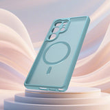 Husa de protectie Techsuit HaloFrost II MagSafe compatibil cu Samsung Galaxy S25 Ultra, Verde Menta