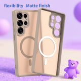 Husa de protectie Techsuit HaloFrost II MagSafe compatibil cu Samsung Galaxy S25 Ultra, Auriu
