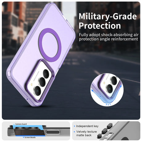 Husa de protectie Techsuit CandyCase MagSafe compatibil cu Xiaomi Redmi 15 4G / Redmi 15 5G, Mov
