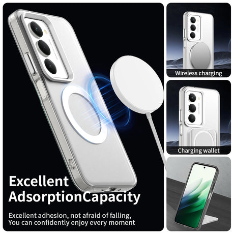 Husa de protectie Techsuit CandyCase MagSafe compatibil cu Xiaomi Redmi 15 4G / Redmi 15 5G, Alb
