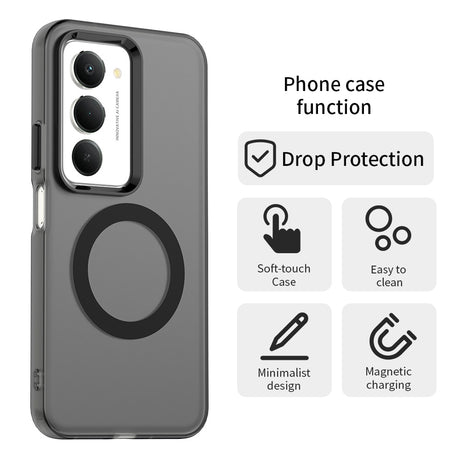 Husa de protectie Techsuit CandyCase MagSafe compatibil cu Xiaomi Redmi 15 4G / Redmi 15 5G, Negru