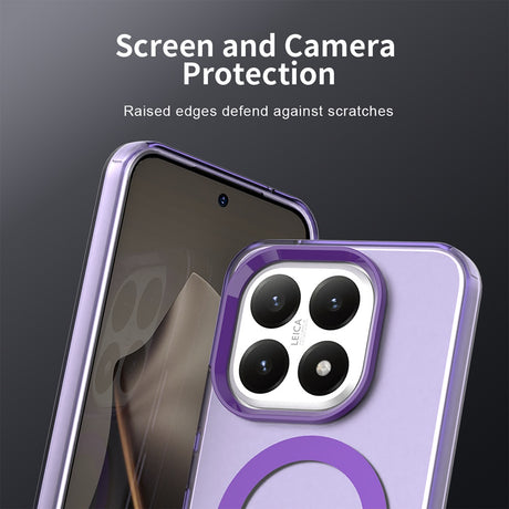 Husa de protectie Techsuit CandyCase MagSafe compatibil cu Xiaomi 15T, Mov