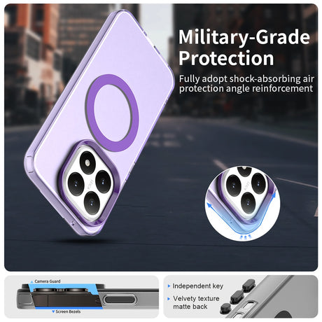 Husa de protectie Techsuit CandyCase MagSafe compatibil cu Xiaomi 15T, Mov