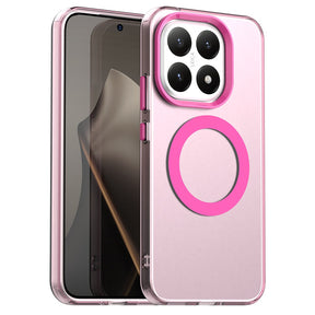 Husa de protectie Techsuit CandyCase MagSafe compatibil cu Xiaomi 15T, Roz