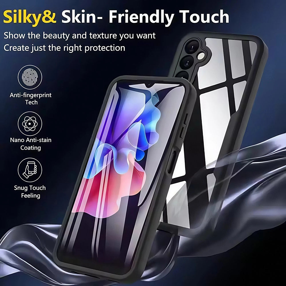 Folie de protectie Techsuit ColorVerse 360 Series + compatibil cu Oppo Reno14, Negru