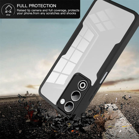 Folie de protectie Techsuit ColorVerse 360 Series + compatibil cu Oppo A5 4G / A5 5G, Mov