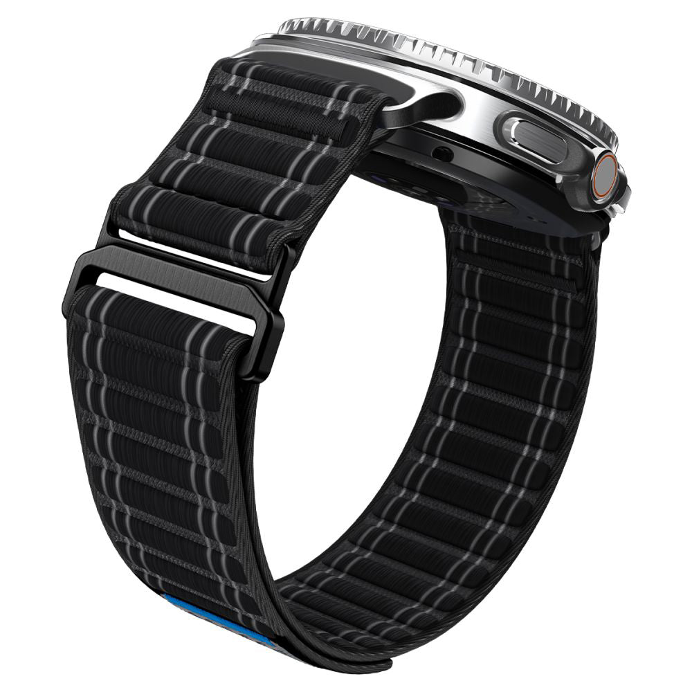 Curea smartwatch Spigen Watchband WBF0 (AMP10153) compatibil cu Samsung Galaxy Watch8 40mm/Watch8 44mm/Watch8 Classic, Negru