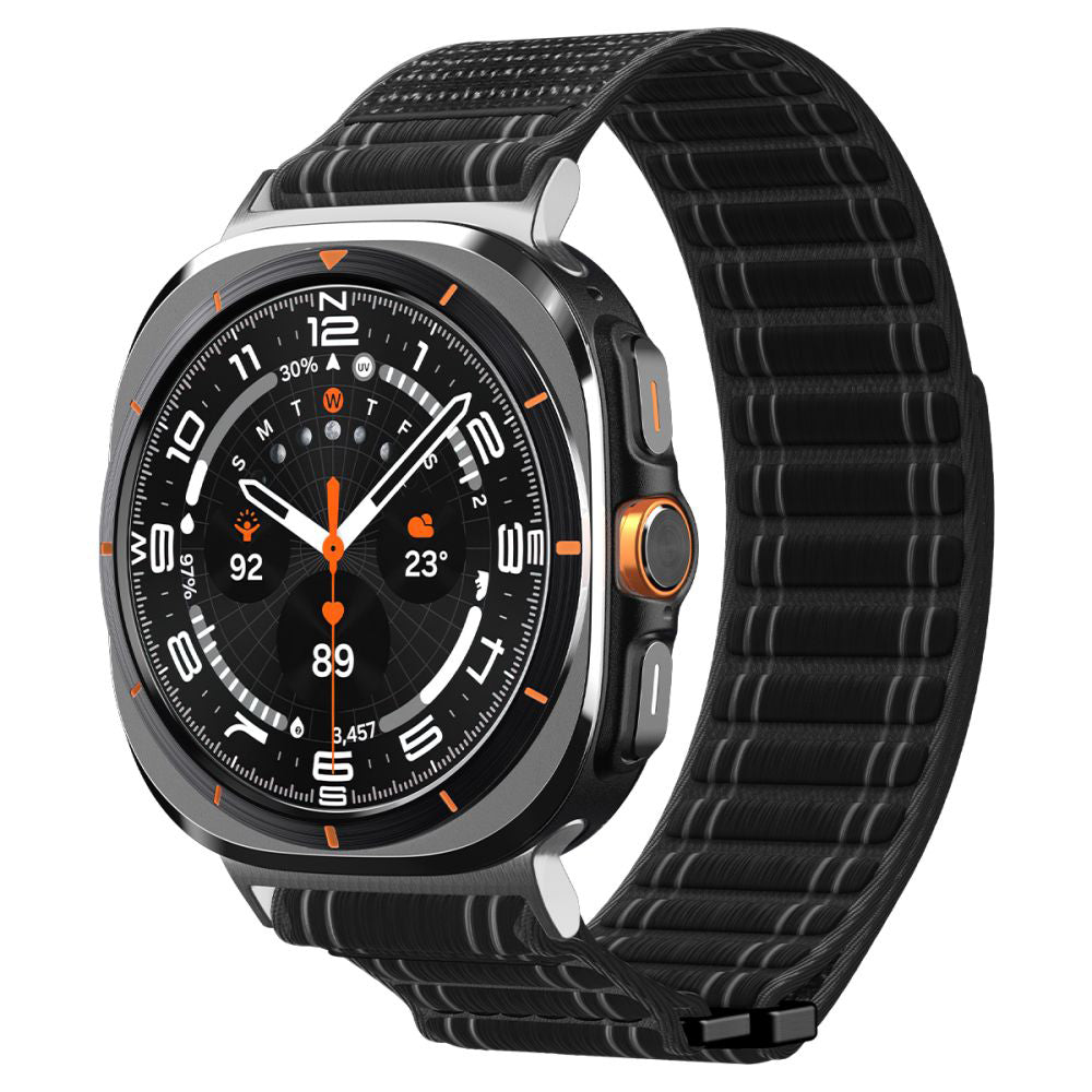 Curea smartwatch Spigen Watchband WBF0 (AMP10146) compatibil cu Samsung Galaxy Watch Ultra 47mm, Negru