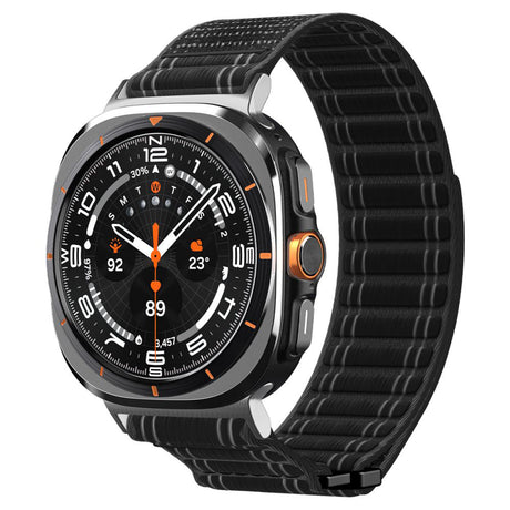 Curea smartwatch Spigen Watchband WBF0 neagră pentru Samsung Galaxy Watch Ultra 47mm