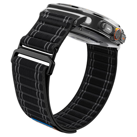 Curea smartwatch Spigen Watchband WBF0 neagră pentru Samsung Galaxy Watch Ultra 47mm