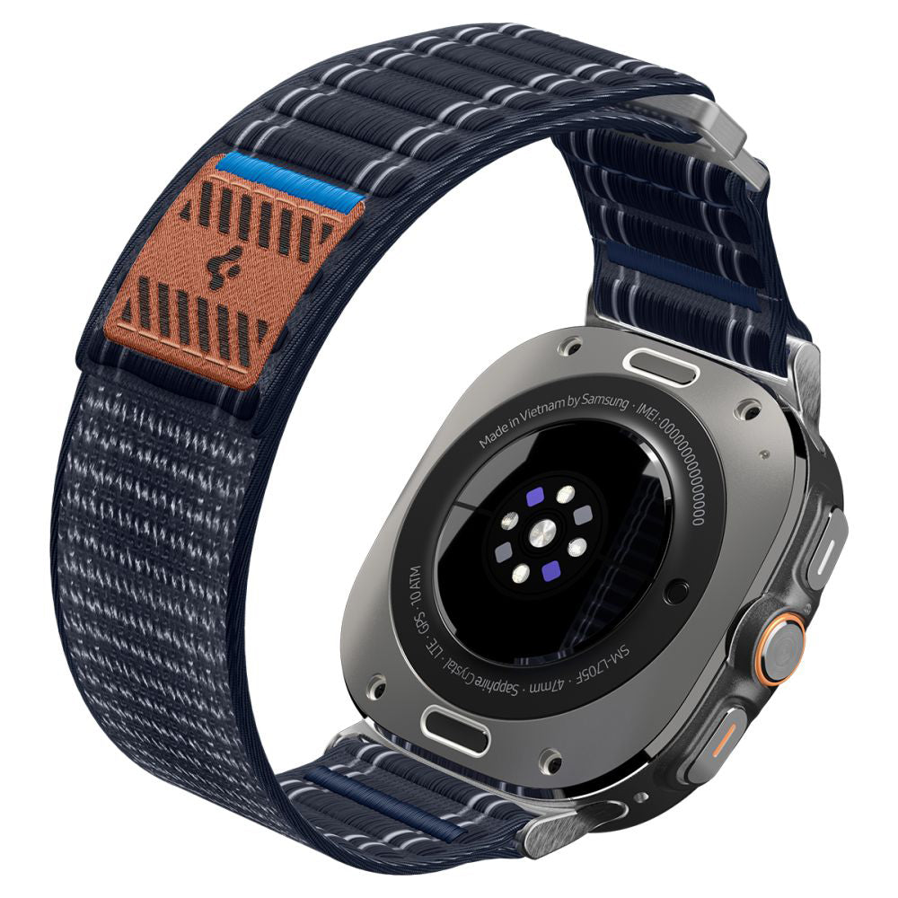 Curea smartwatch Spigen Watchband WBF0 (AMP10148) compatibil cu Samsung Galaxy Watch Ultra 47mm, Bleumarin