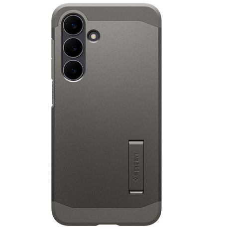 Husa de protectie Spigen Tough Armor MagSafe (ACS10030) compatibil cu Samsung Galaxy S25 FE, Gunmetal