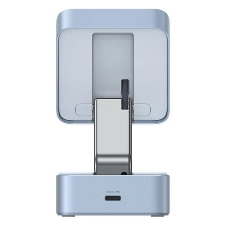 Incarcator Ugreen Wireless Charging Station W752 (55960B), MagSafe, Fast Charging, Qi2, for iPhone, AirPods, Apple Watch, 35W, Albastru