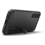 Husa de protectie Spigen Tough Armor MagSafe (ACS10029) compatibil cu Samsung Galaxy S25 FE, Negru