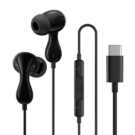 Casti Baseus Wired Earphones Encok CZ20 (A00171400113-00), Type-C, 20Hz-40kHz, Hi-Res, Cluster Black