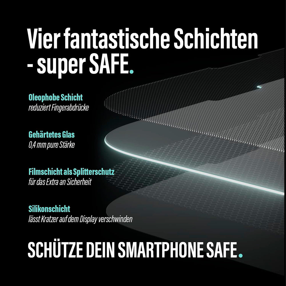 Folie de protectie PanzerGlass® SAFE. Ultra-Wide Fit compatibil cu Samsung Galaxy A16 4G / A16 5G, Transparent