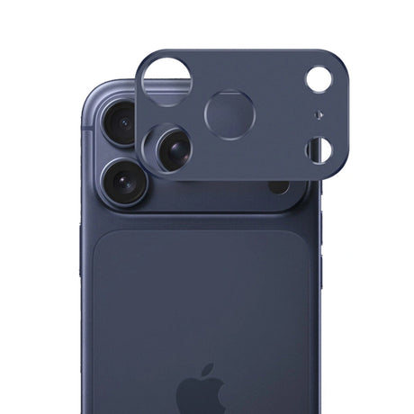 Folie de protectie Techsuit Full Camera Glass compatibil cu iPhone 17 Pro, Albastru Inchis