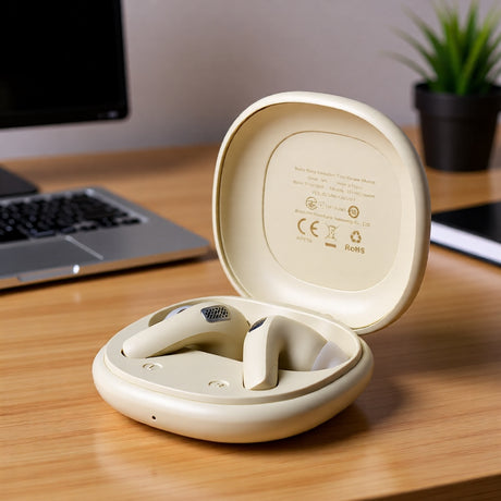 Casti Acefast (W3), Bluetooth V5.4, Active Noise Reduction, 4-Mics, ANC + ENC, IPX4, 350mAh, Kaki