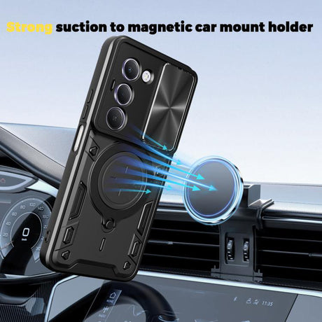 Husa de protectie Techsuit CamGuard Pro compatibil cu Xiaomi Redmi 15 4G / Redmi 15 5G, Rosu