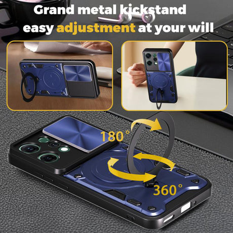 Husa de protectie Techsuit CamGuard Pro compatibil cu Oppo Reno14, Roz Auriu
