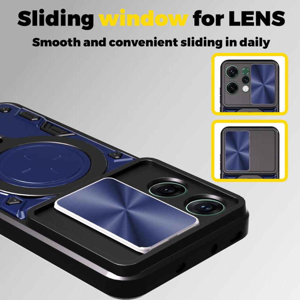 Husa de protectie Techsuit CamGuard Pro compatibil cu Oppo Reno14, Mov