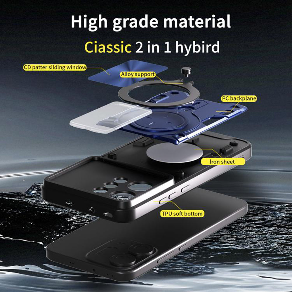Husa de protectie Techsuit CamGuard Pro compatibil cu Oppo Reno14, Albastru