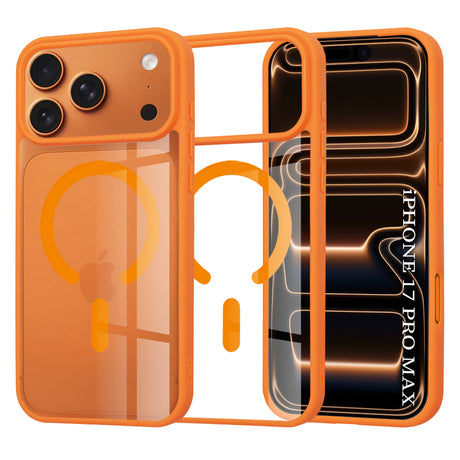 Husa de protectie Techsuit MagSafe Pro compatibil cu iPhone 17 Pro Max, Portocaliu