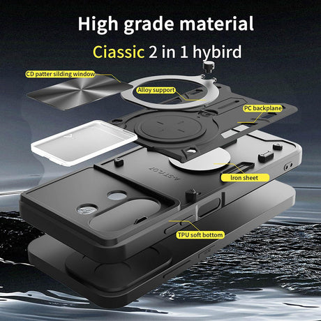 Husa de protectie Techsuit CamGuard Pro compatibil cu Xiaomi 15T, Negru
