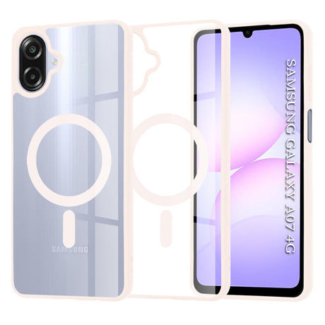 Husa de protectie Techsuit MagSafe Pro compatibil cu Samsung Galaxy A07 4G, Nude Pink