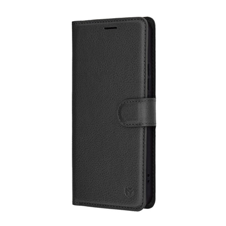Husa de protectie Techsuit Leather Folio compatibil cu Xiaomi 15T Pro, Negru