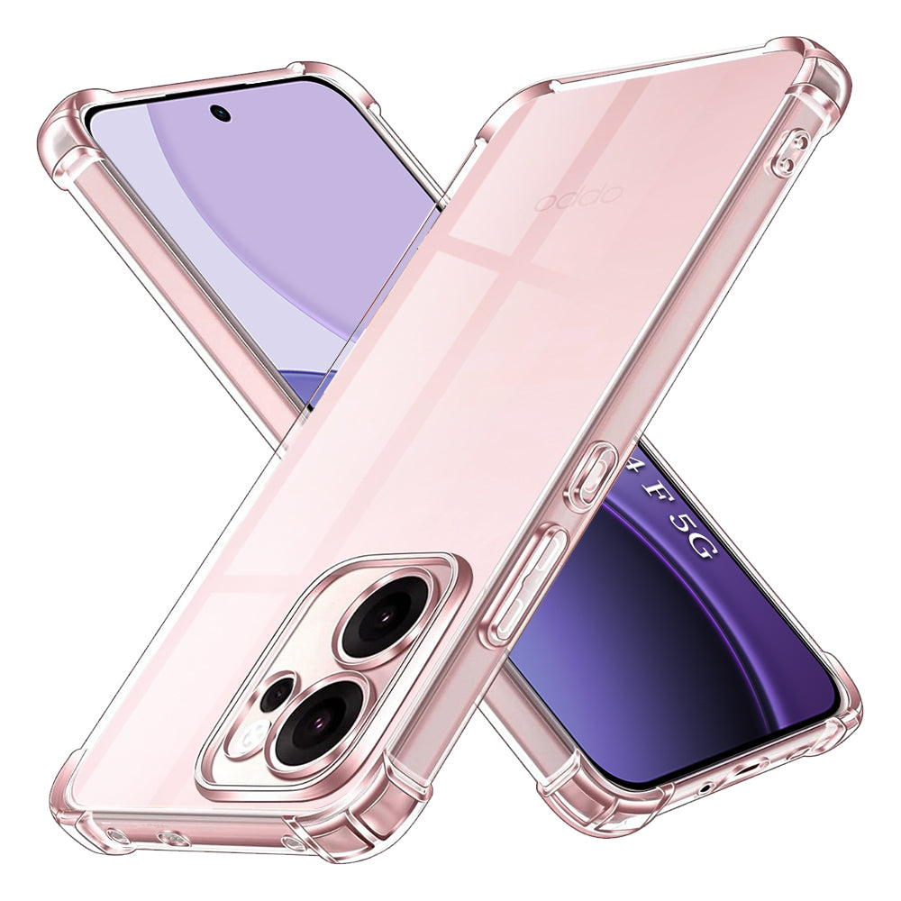 Husa de protectie Techsuit Shockproof Clear Silicone compatibil cu Oppo Reno14 F / Reno14 FS 5G, Transparent