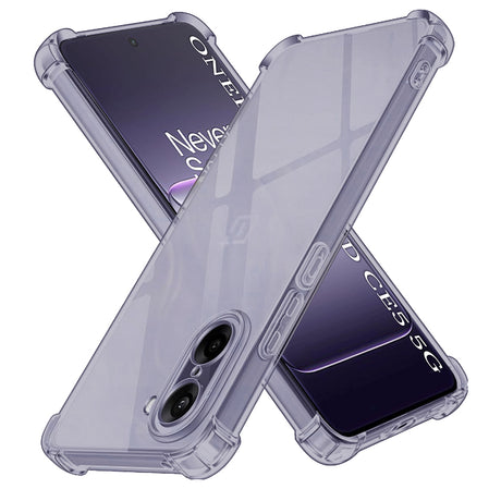 Husa de protectie Techsuit Shockproof Clear Silicone compatibil cu OnePlus Nord CE5, Negru Fumuriu
