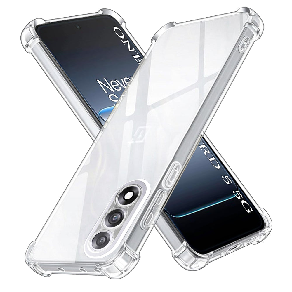 Husa de protectie Techsuit Shockproof Clear Silicone compatibil cu OnePlus Nord 5, Transparent